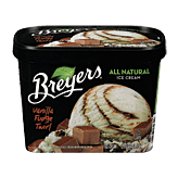 Breyers&nbsp;Ice Cream&nbsp;Vanilla Fudge Twirl Full-Size Picture